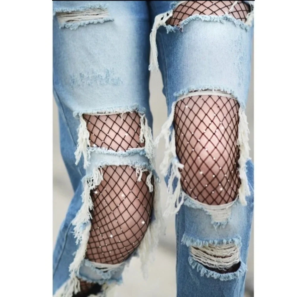 “Sparkles” Fishnet Stockings